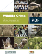 Wildlife Crime Use of Forensics FWG April 2014