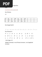 Page replacement algorithm