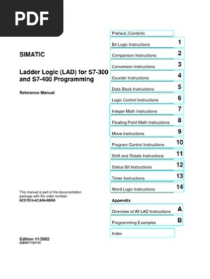 STEP 7 - Ladder Logic for S7-300 and S7-400