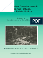 (Environmental Science and Technology Library 3) Donald a. Brown, John Lemons (Auth.), John Lemons, Donald a. Brown (Eds.)-Sustainable Development_ Science, Ethics, And Public Policy-Springer Netherla