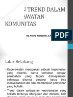 Isu Dan Trend Dalam Keperawatan Komunitas