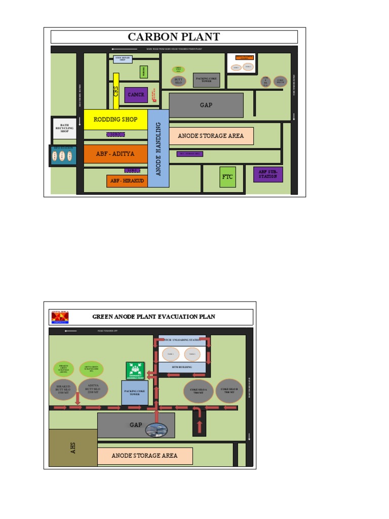 Carbon Plant: GAP Rodding Shop Anode Storage Area Abf - Aditya | PDF