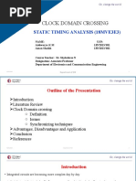 RV College of Engineering: Clock Domain Crossing