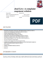 Ahmedabad Live-A Complaint Management Solution