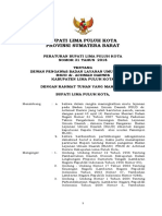 Perbup No 31 Dewan Pengawas Blud Rsud Kabupaten Lima Puluh Kota