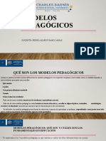 CLASES DE MODELOS PEDAGOGIA