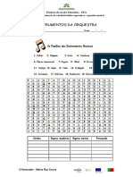 Sopa de Letras Instrumentos