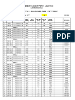 Specialists Group Inc. Limited: Bill of Material For Tower Type 132Kv "Zm-1"