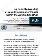 Transportation Security Administration Webinar With Autism NOW May 17, 2011