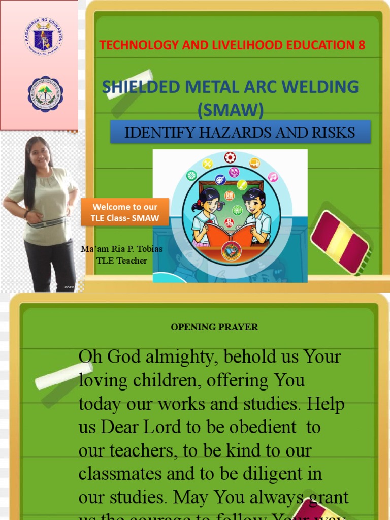 Shielded Metal Arc Welding (SMAW) Identify Hazards and Risks PDF
