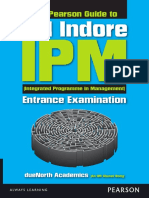 The Pearson Guide To Iim Indore Ipm Entrance Examination Compres