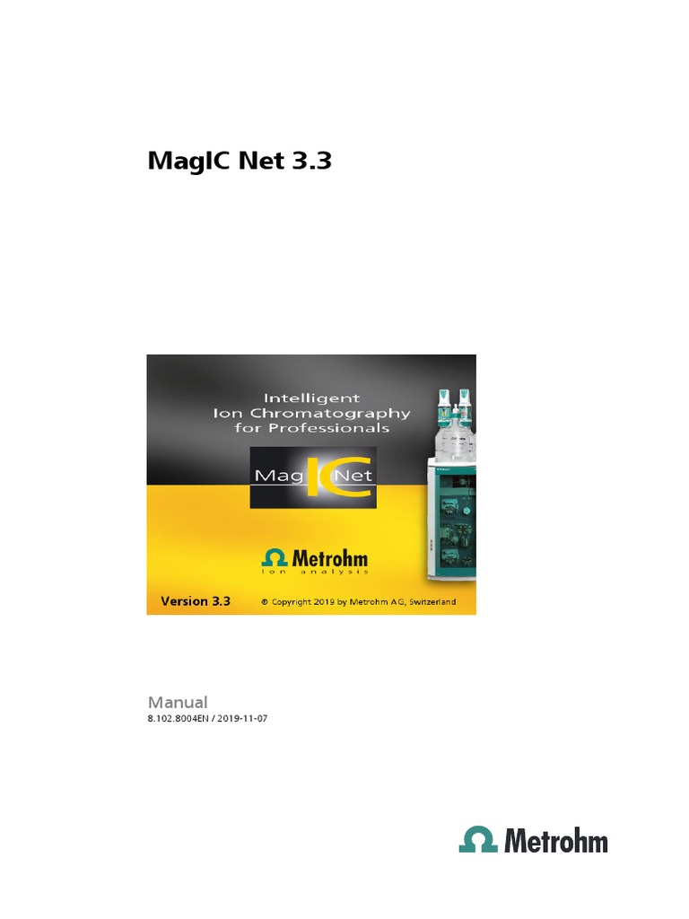 81028079EN Manual MagIC Net 3.3 | PDF | Databases | Menu (Computing)