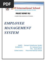 Employee Management System: Computer Science (Python)