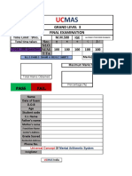 Ucmas Grand Level 3 Final Examination