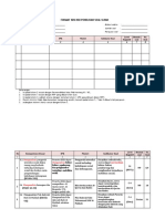 Format Kisi-Kisi Soal