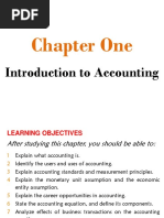 Chapter 1, Fundamentals of Accounting I