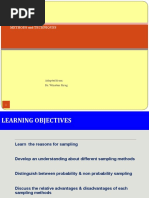 2-Sampling Methods and Techniques