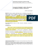 Alcar2016 Adolescencia e A Construcao Da Identidade Analise e Discussao Da Sexualidade e Influencia Da Midia Na Adolescencia