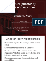 Lecture (Chapter 5) : The Normal Curve: Ernesto F. L. Amaral