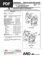 Operator'S Manual Px01X-Xxx-Xxx-Axxx: 1/4" Diaphragm Pump