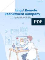 Creating A Remote Recruitment Company: Handbook by Recruit CRM