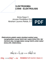 Elektrokimia (Sel Galvani & Sel Elektrolisis)