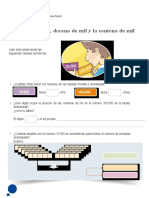 Matemática: Lectura y valor posicional de números hasta 100.000