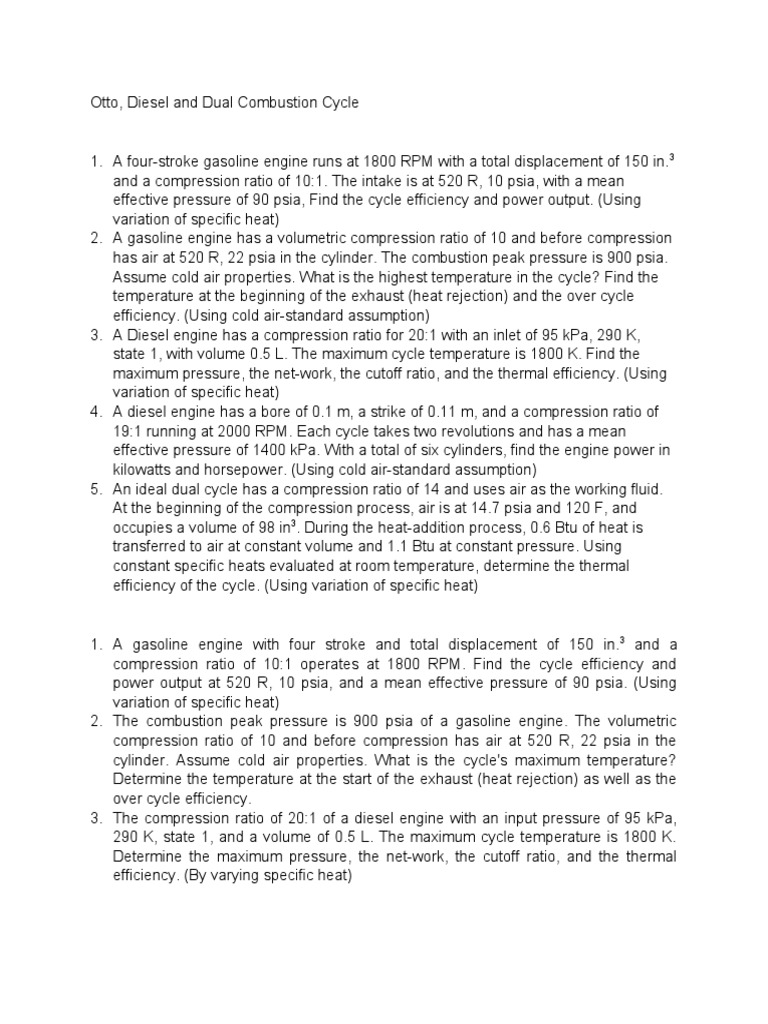 Diesel Engine Performance Analysis | PDF | Diesel Engine | Engines