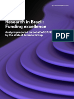 CLARIVATE - Research in Brazil funding excellence