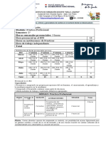 Organización Segundo Semestre