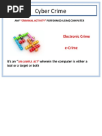 Module Iii Cyber Crimes | PDF | Cybercrime | Security Hacker