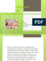 Child Development Assessment: Denver Developmental Screening Test