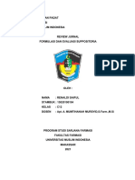 Tugas Review Artikel Formulasi Sediaan Dan Evaluasi Sediaan Suppo (Renaldi Saiful 15020190194)