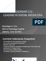 QB Leadership Sandiaga Uno