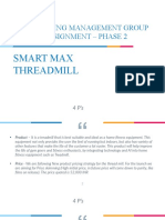 Marketing Management Group Assignment - Phase 2: Smart Max Threadmill