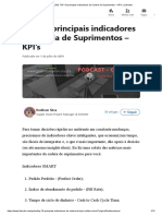TOP 10 Principais Indicadores Da Cadeia de Suprimentos - KPI's - LinkedIn