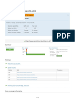 SQL Injection Scanner Report (Light)