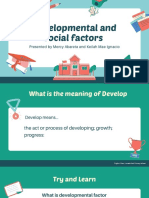 Developmental and Social Factors