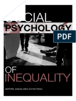 Social Psychology of Inequality