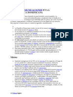 LAS TELECOMUNICACIONES EN LA REPÚBLICA DOMINICANA