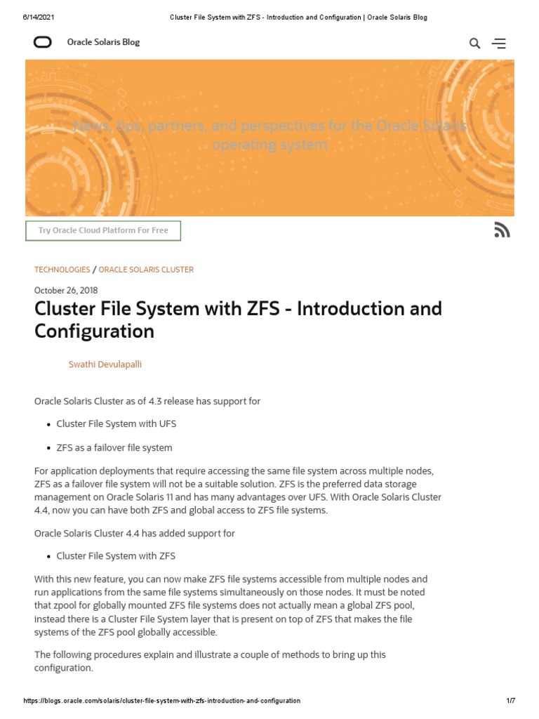 Active Active ZFS File System | PDF | File System | Computer Cluster