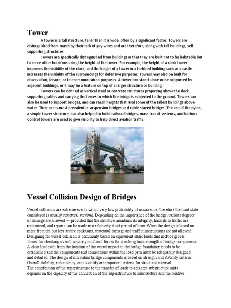 Understanding Tower Structures and Design | PDF | Tower | Mechanics