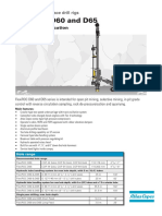 Flexiroc D60 and D65: Atlas Copco Surface Drill Rigs