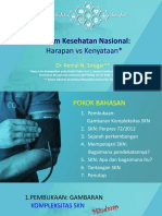 Sistem Kesehatan Nasional - Kemal N. Siregar, Juli 2020