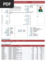 Bank Statement