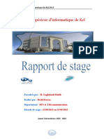 Rapport du stage 2015