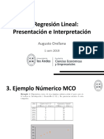 2.2 - Regresion Lineal - Presentacion e Interpretacion