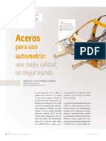 Aceros Para Uso Automotriz Una Mejor Calidad, Un Mejor Mundo (Artículo) Autor Emmanuel José Gutiérrez Castañeda