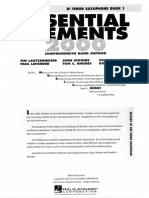 Essential Elements 2000 Saxo Tenor Vol 1 PDF