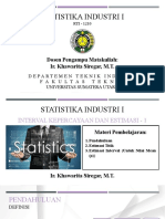 Kuliah 4 - Interval Kepercayaan dan Estimasi - 1  [RTI-1210]